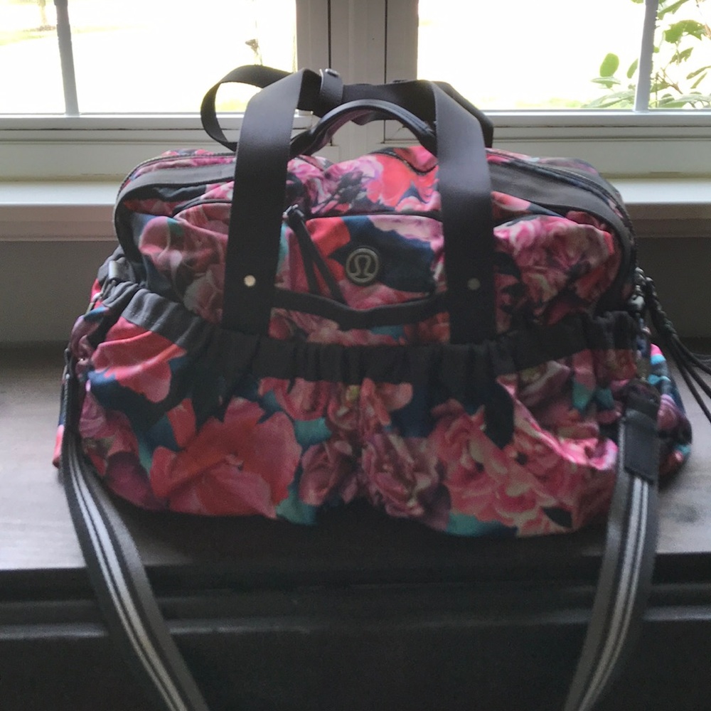 Lululemon Secret Garden On the Fly Duffle
